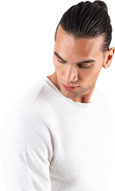 Liam Knit Crew Neck Grey - Bild 4