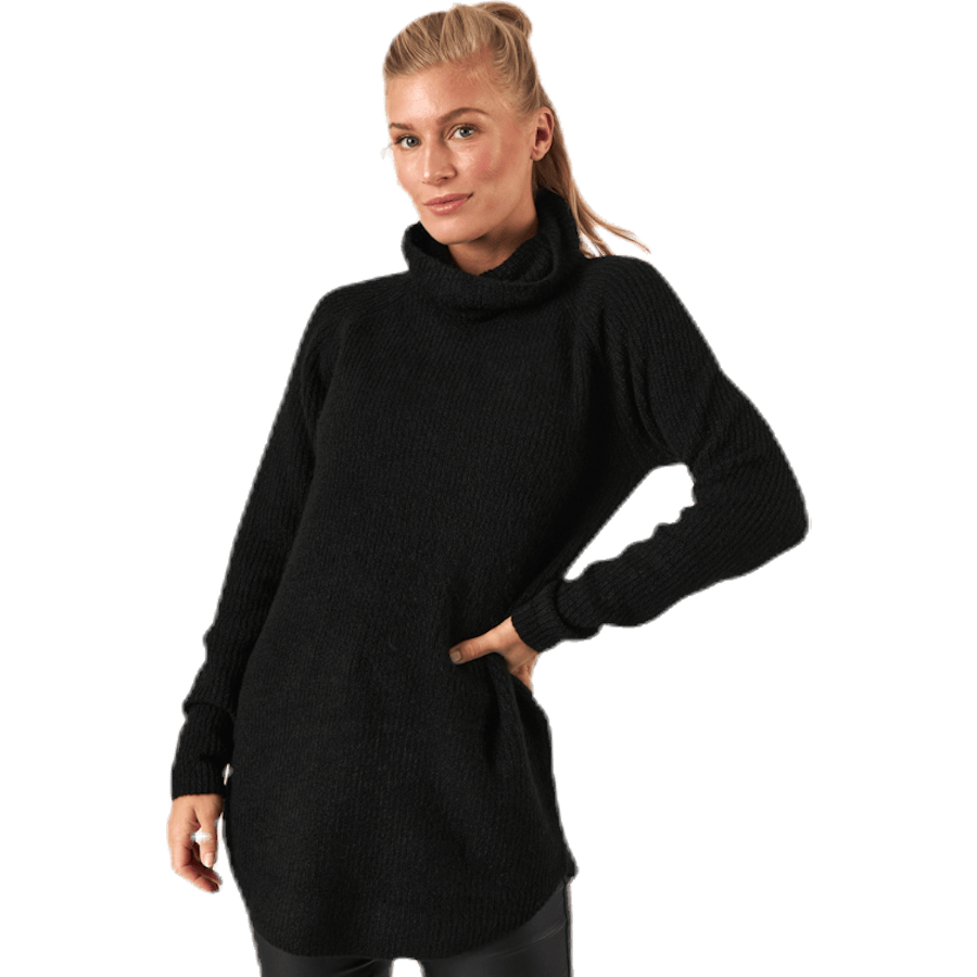 Ellen Ls Long Knit Black