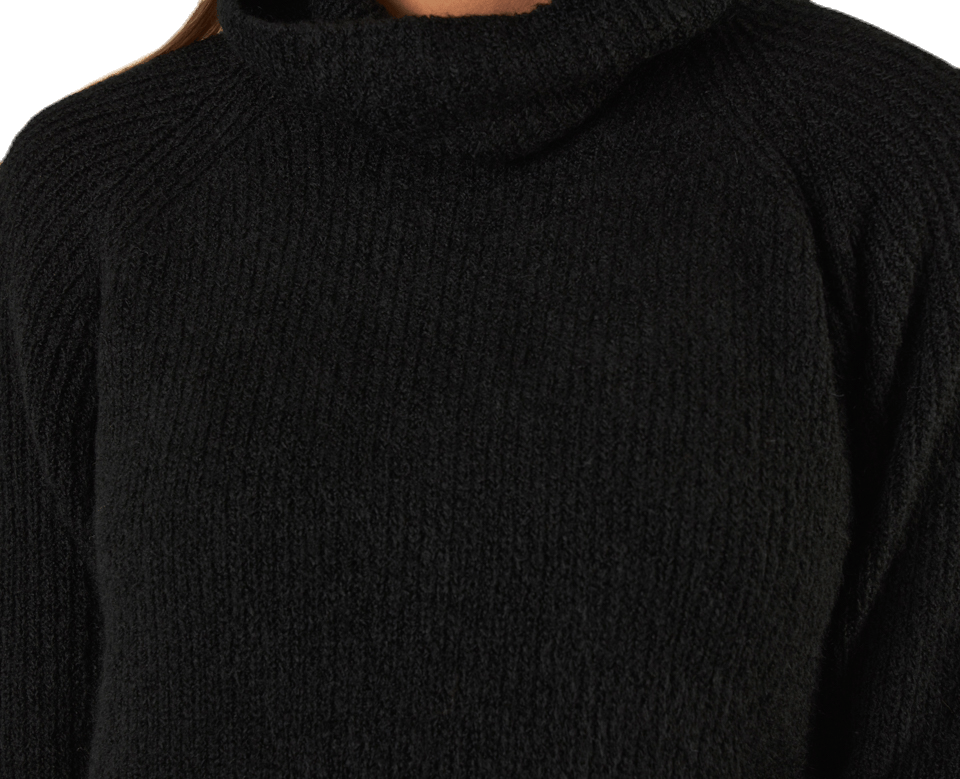 Ellen Ls Long  Knit Black - Bild 4