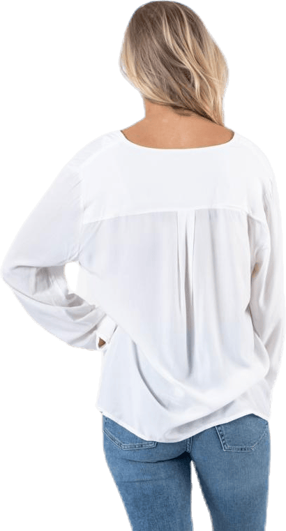 Ea Ls Shirt White - Bild 5