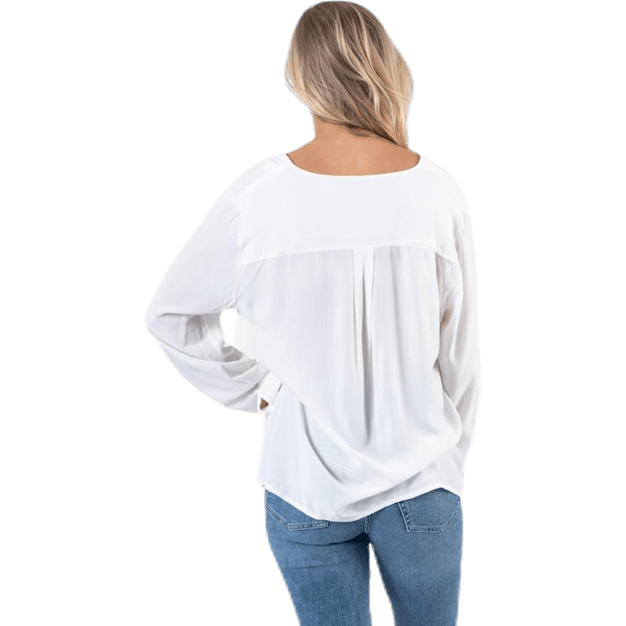 Ea Ls Shirt White - Bild 5