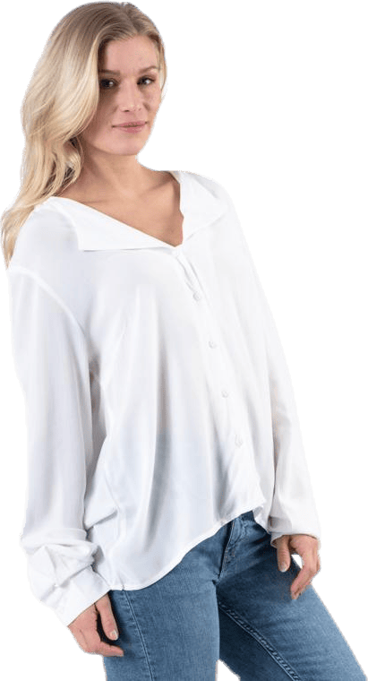 Ea Ls Shirt White - Bild 6