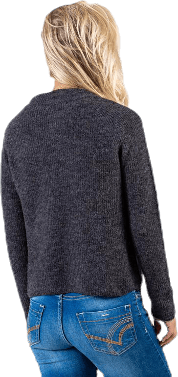 Ellen Ls O-Neck Knit Grey - Bild 3