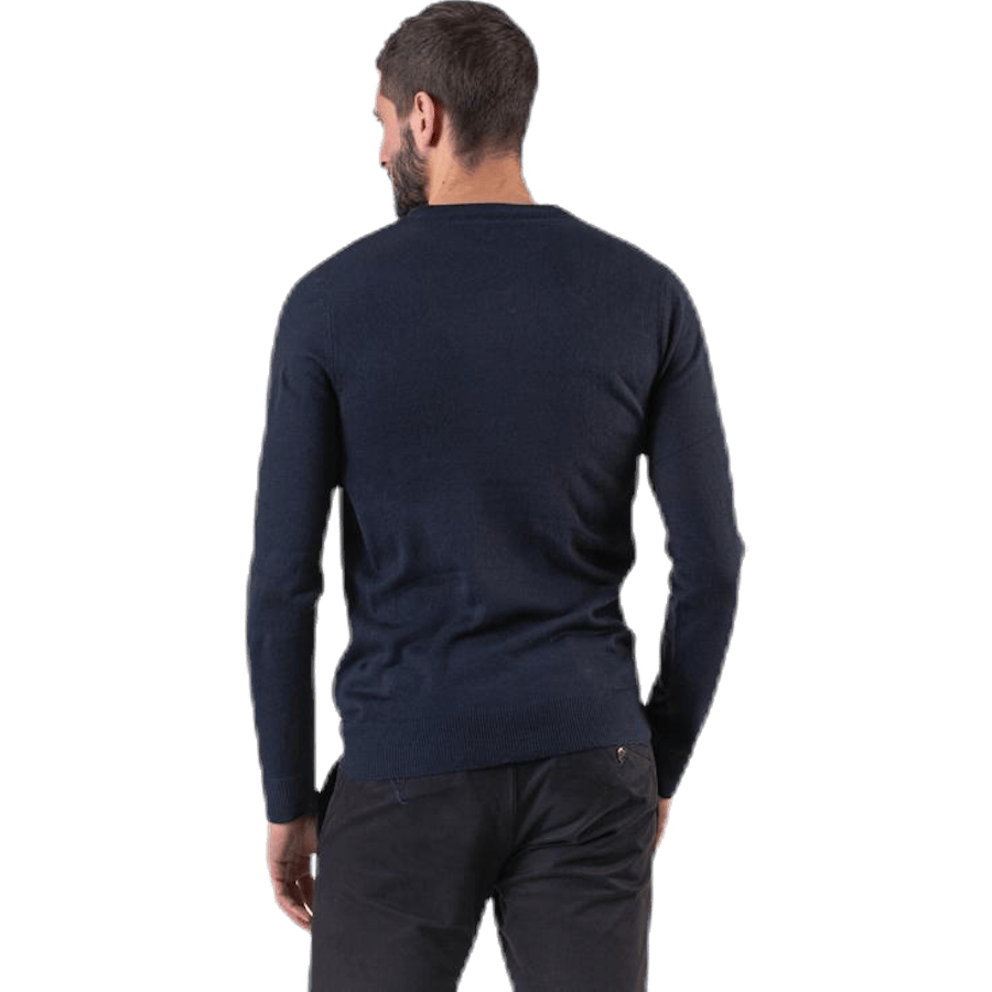 Crumble Knit Crew Neck Blue - Bild 2