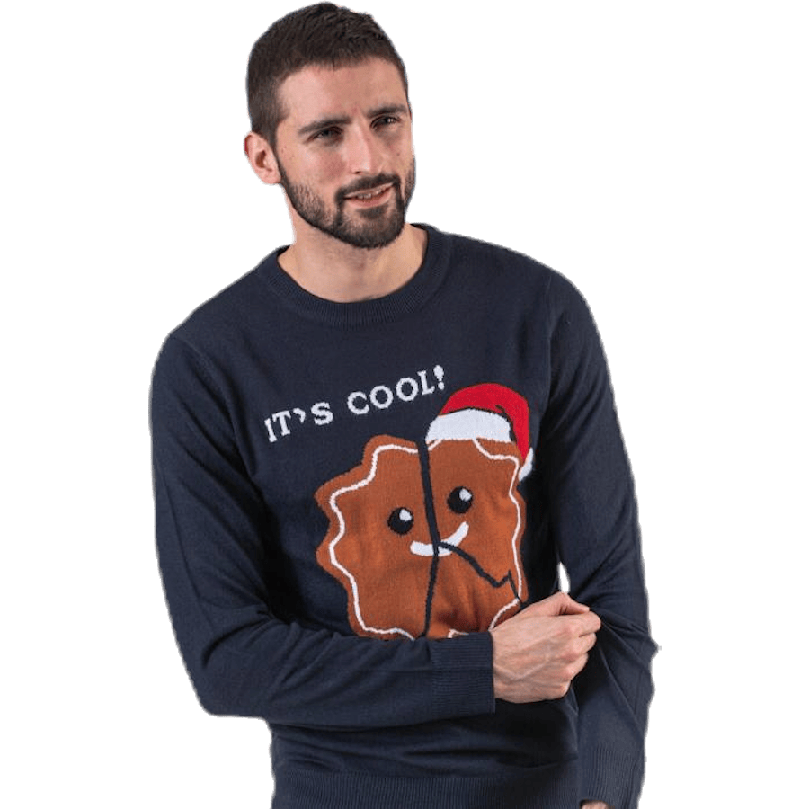 Crumble Knit Crew Neck Blue - Bild 3