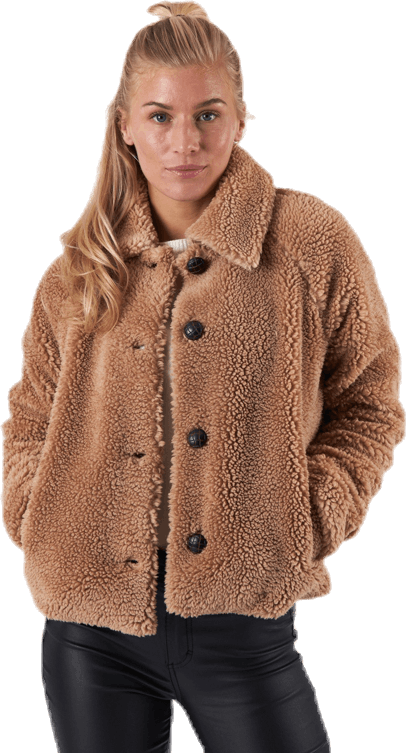 Emily Teddy Jacket Otw Beige, Female, Bekleidung, Jacken, Beige, XS