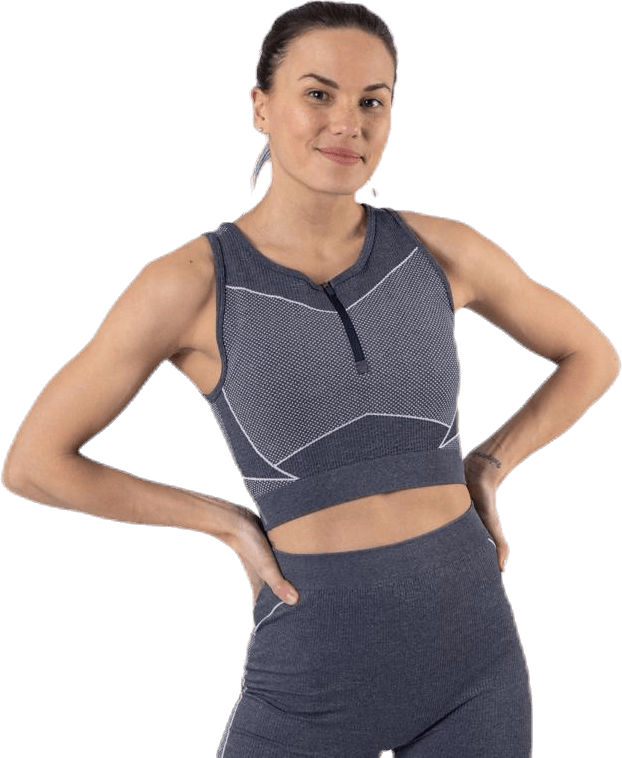 Fifi Life Circular Sports Bra Blue