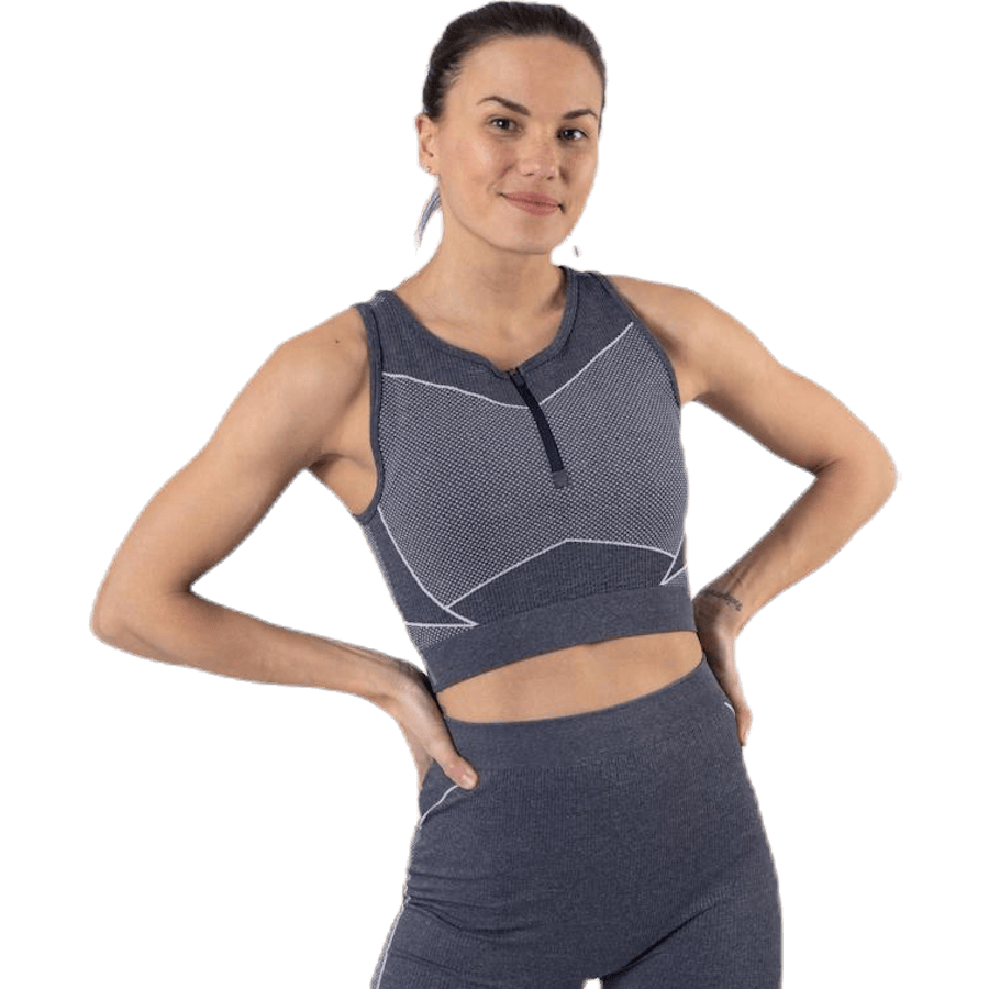 Fifi Life Circular Sports Bra Blue