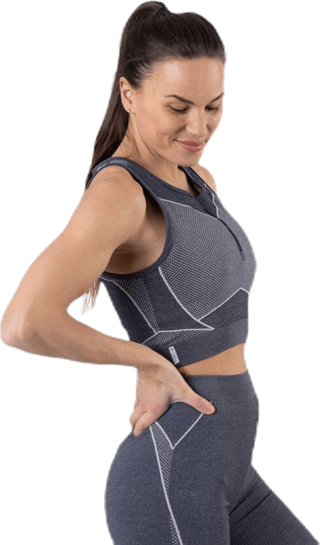 Fifi Life Circular Sports Bra Blue - Bild 2