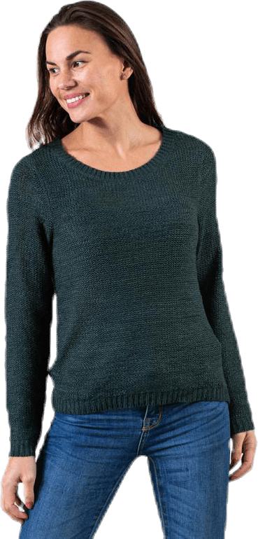 Geena Xo L/S Pullover Knt Green