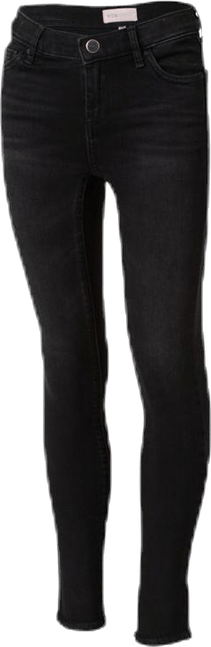 Blush Skinny Raw Jeans Black