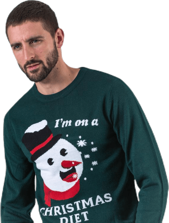 Crumble Knit Crew Neck Blue - Bild 2