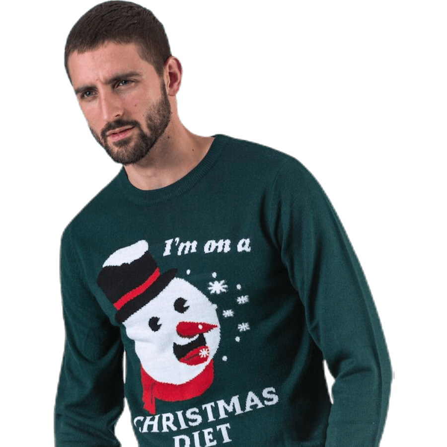 Crumble Knit Crew Neck Blue - Bild 2