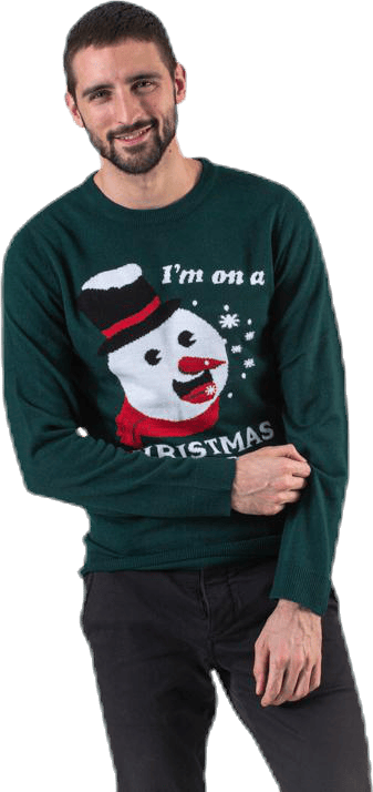 Crumble Knit Crew Neck Blue - Bild 4