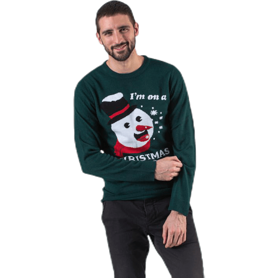 Crumble Knit Crew Neck Blue - Bild 4