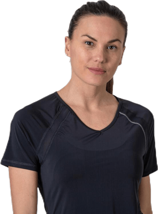 Performance Training Ss V-Neck  Tee Black