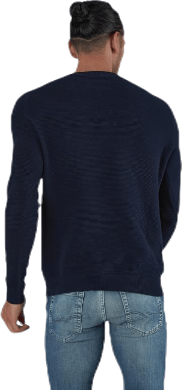 Liam Knit Crew Neck Blue - Bild 3