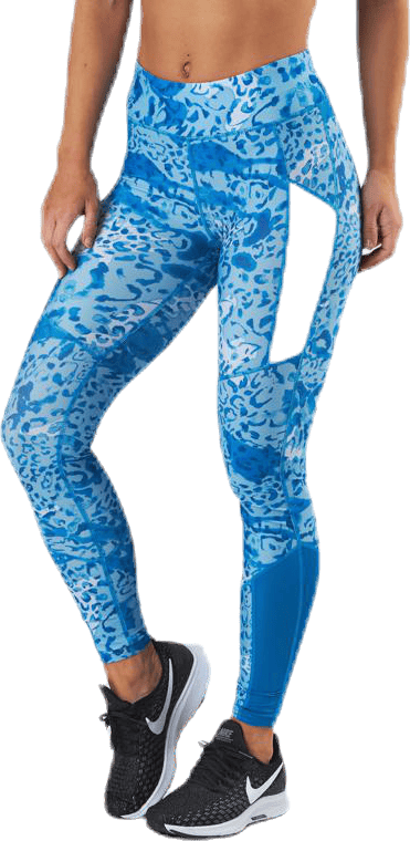 Angilia Life Aop Training Tights Blue