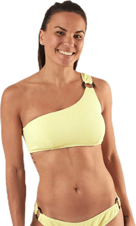 Nora Bikini Oneshoulder Top Yellow