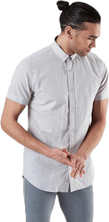 Summer Shirt S/S Grey, Male, Klær, T skjorte, Grå, XXL