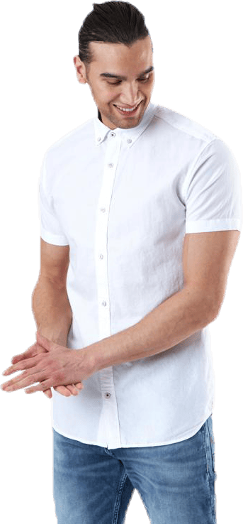 Summer Shirt S/S White, Male, Klær, T skjorte, Hvit, XL