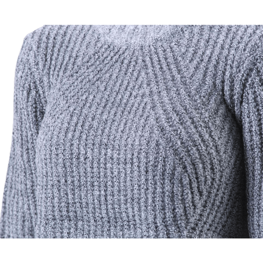 Fiona L/S Pullover Knt Grey - Bild 6
