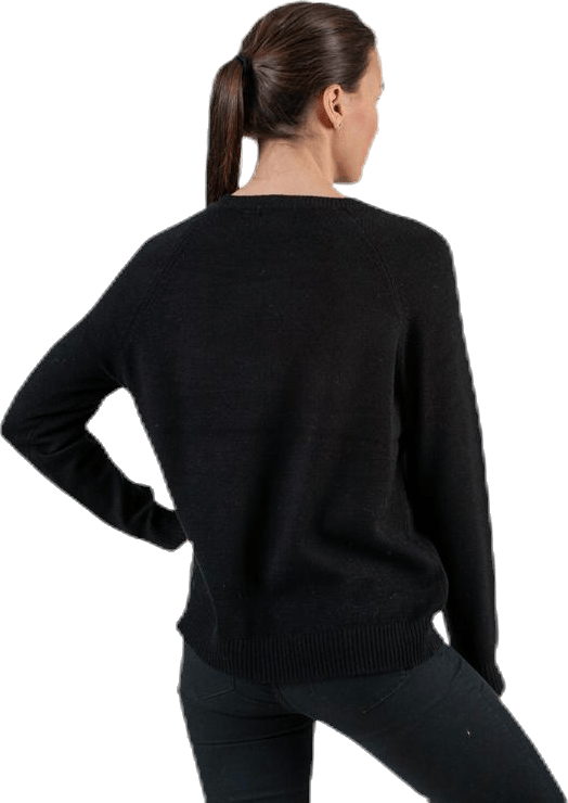 Lesly Kings L/S Pullover Knt Black - Bild 3