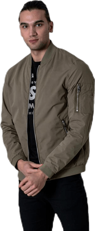 Rush Bomber Green, Male, Kleding, jassen, Groen, XXL