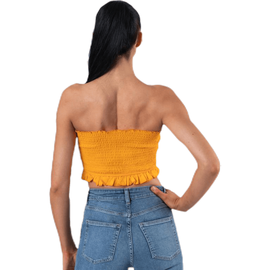 Sunny Bandeau Smock Top Yellow - Bild 4