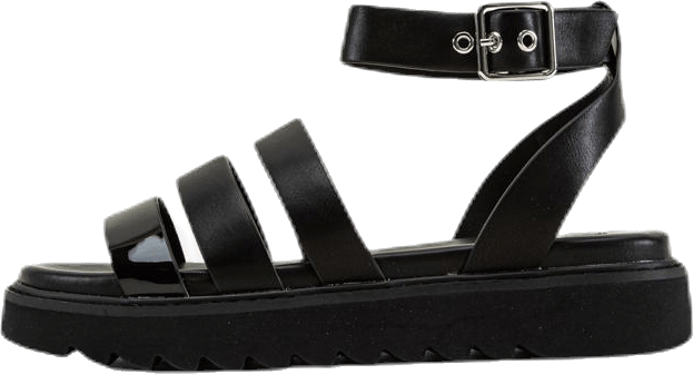 Malu Pu Chunky Wrap Sandal Black, Female, Scarpe, Sandali e Pantofole, Nero, EU 37