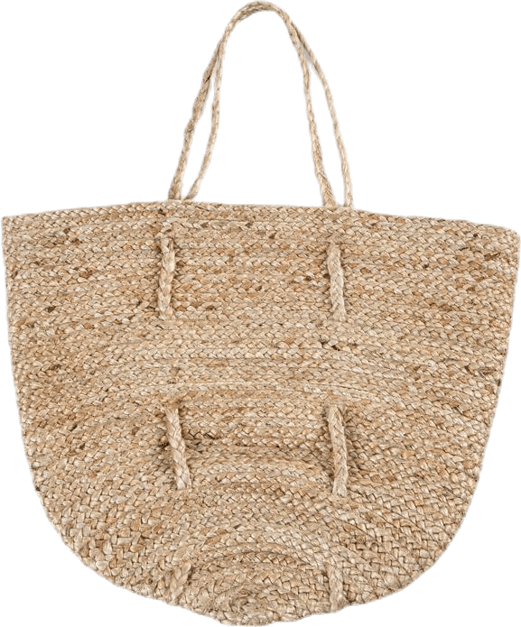 Carmen Jute Shopper Bag Beige, Female, Vybavenie, tašky a batohy, Béžová, ONESIZE