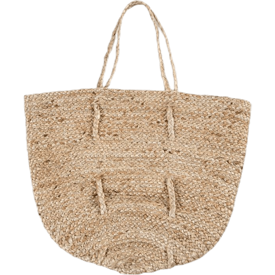 Carmen Jute Shopper Bag Beige