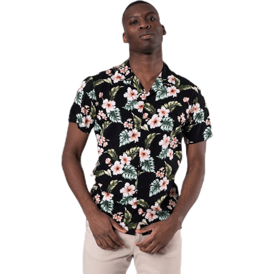 Dale Resort Shirt S/S One Pocket Black