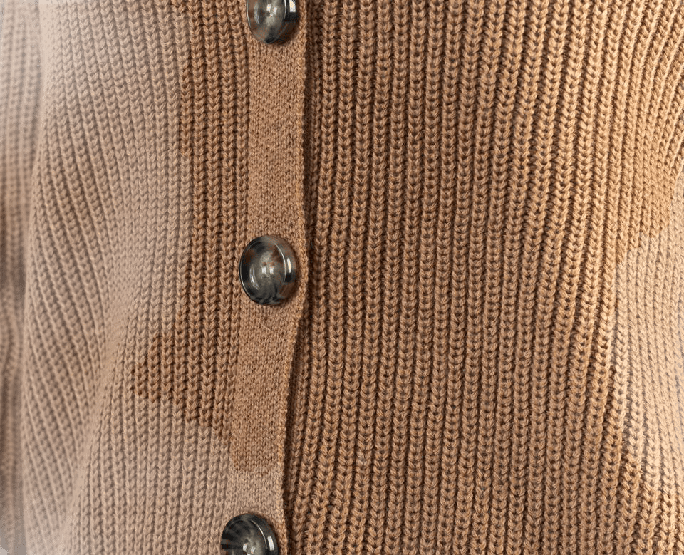 Karie Ls Knit Cardigan Beige - Bild 5