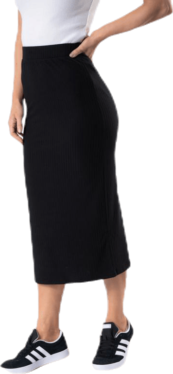 Kylie Mw Midi Skirt  Black, Female, Odzież, spódnice i sukienki, Czarny, M