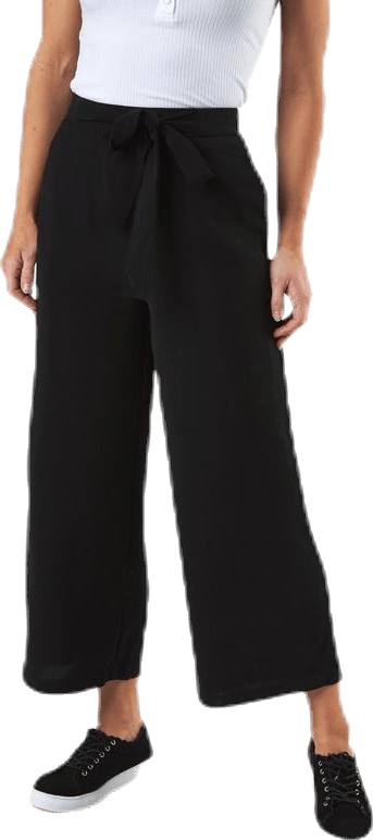 Kellie Hw Culotte Black, Female, Klær, Bukser, Svart, XL