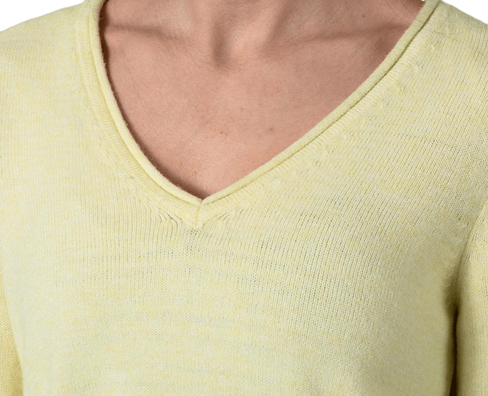 Lesly New V-Neck Pullover Knt Beige - Bild 4