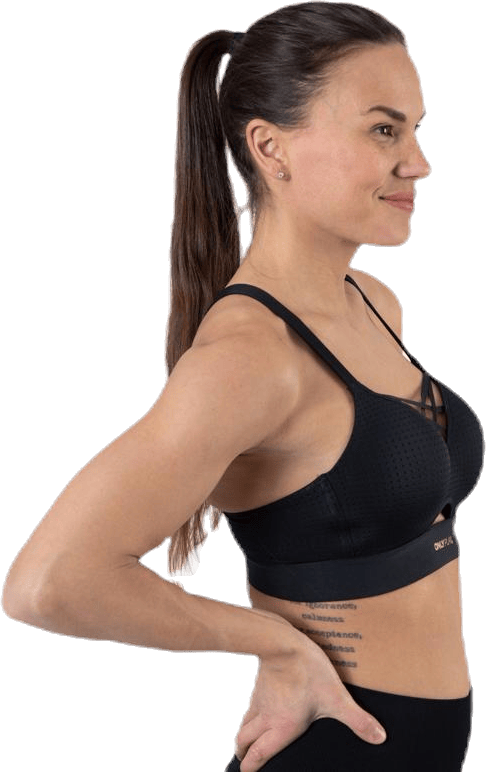 Jayda Metallic Sports Bra Black - Bild 2