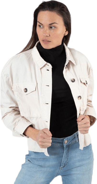 Marina Crop Jacket Grey