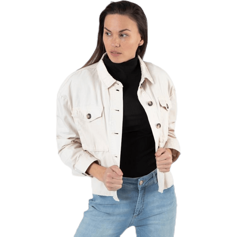 Marina Crop Jacket Grey