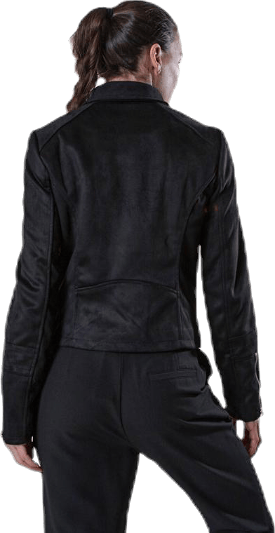 Gerry Faux Suede Biker Otw Black - Bild 5