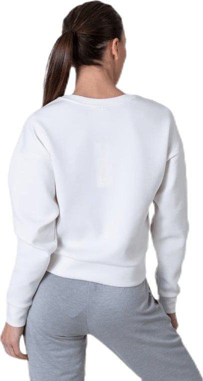 Ziggy L/S O-Neck Box Swt White - Bild 3