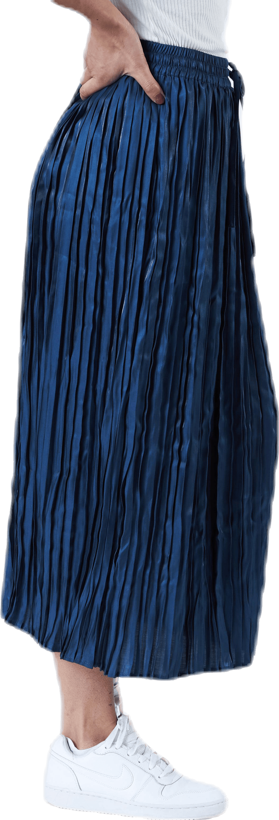 Liva Plisse Skirt Blue - Bild 2