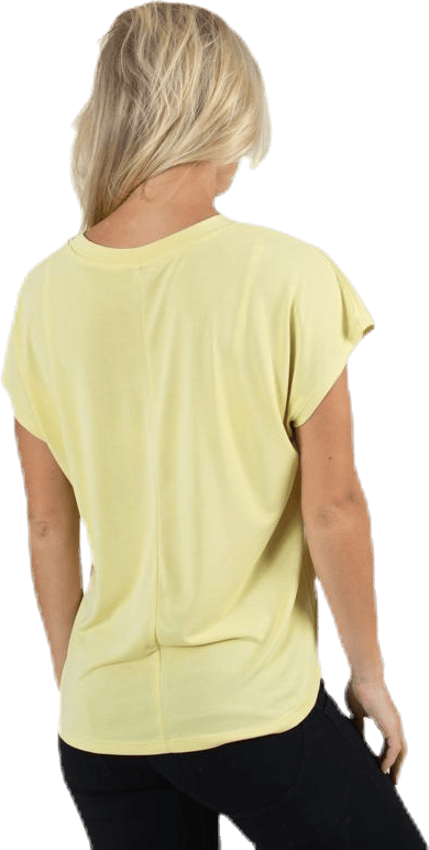 Free Life S/S O-Neck Top Jrs Yellow - Bild 3