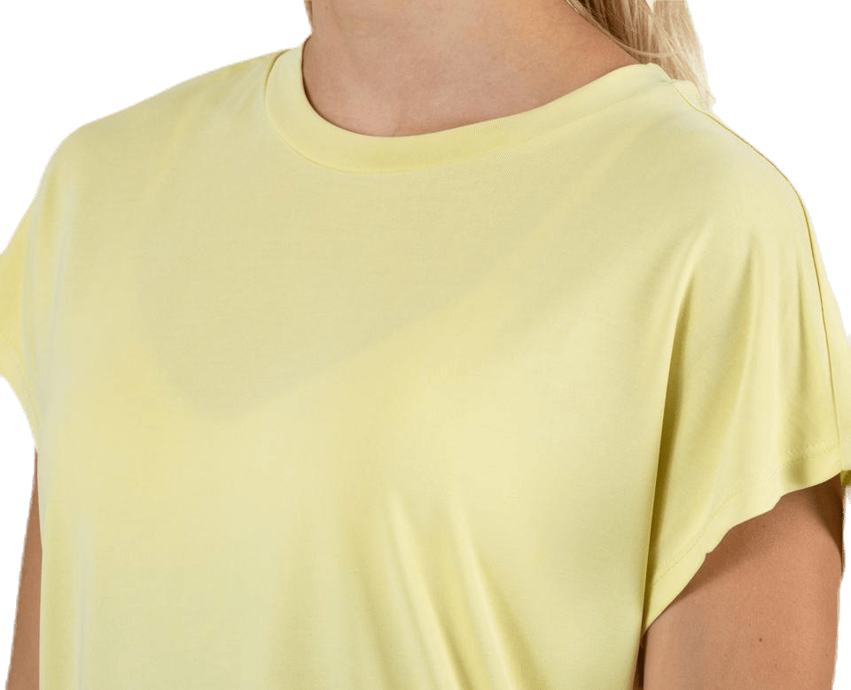 Free Life S/S O-Neck Top Jrs Yellow - Bild 4