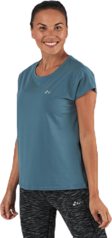 Aubree Ss Loose Training Tee Blue - Bild 4