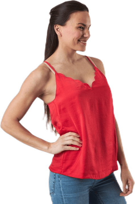 Debbie Singlet Wvn Red - Bild 2