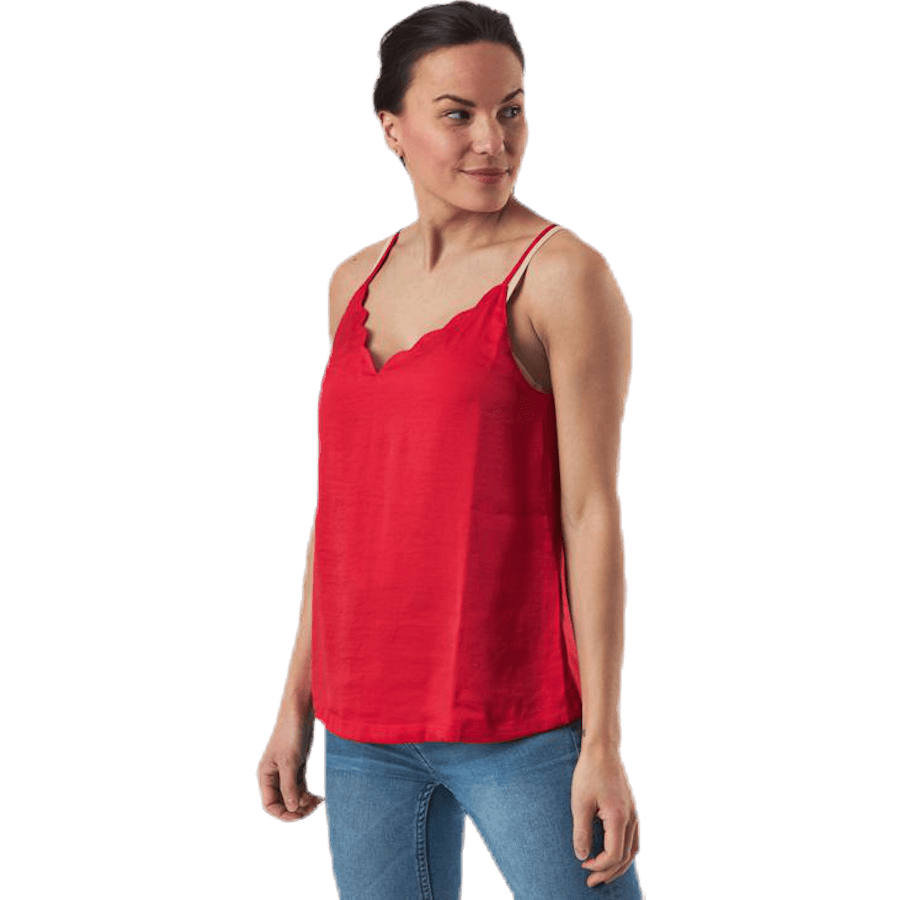 Debbie Singlet Wvn Red - Bild 4