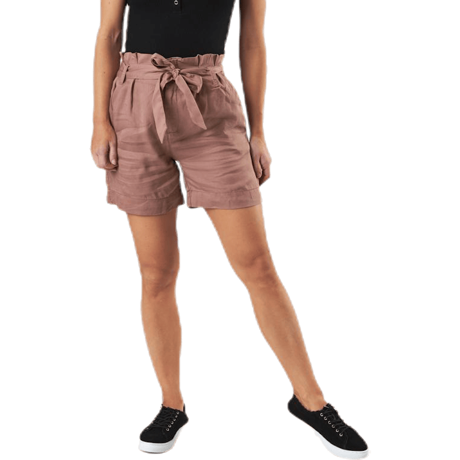 Kira Belt Shorts Brown