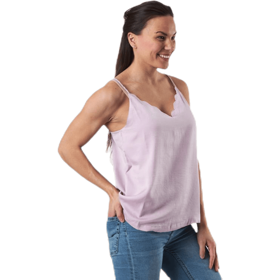 Debbie Singlet Wvn Pink - Bild 2